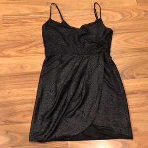 Black Metallic Silence & Noise Dress